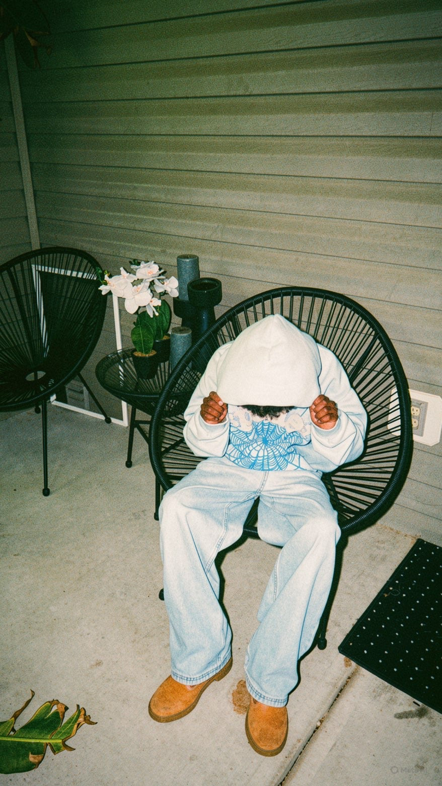 Sky Blue Sp5der Hoodie